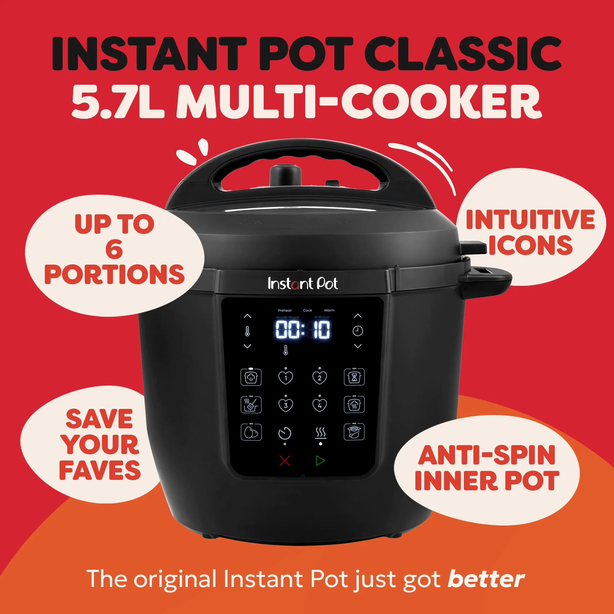 Multi-Cooker InstantPot Classic 5,7 L 4 Multi-Cooker InstantPot Classic 5,7 L - Slika 2