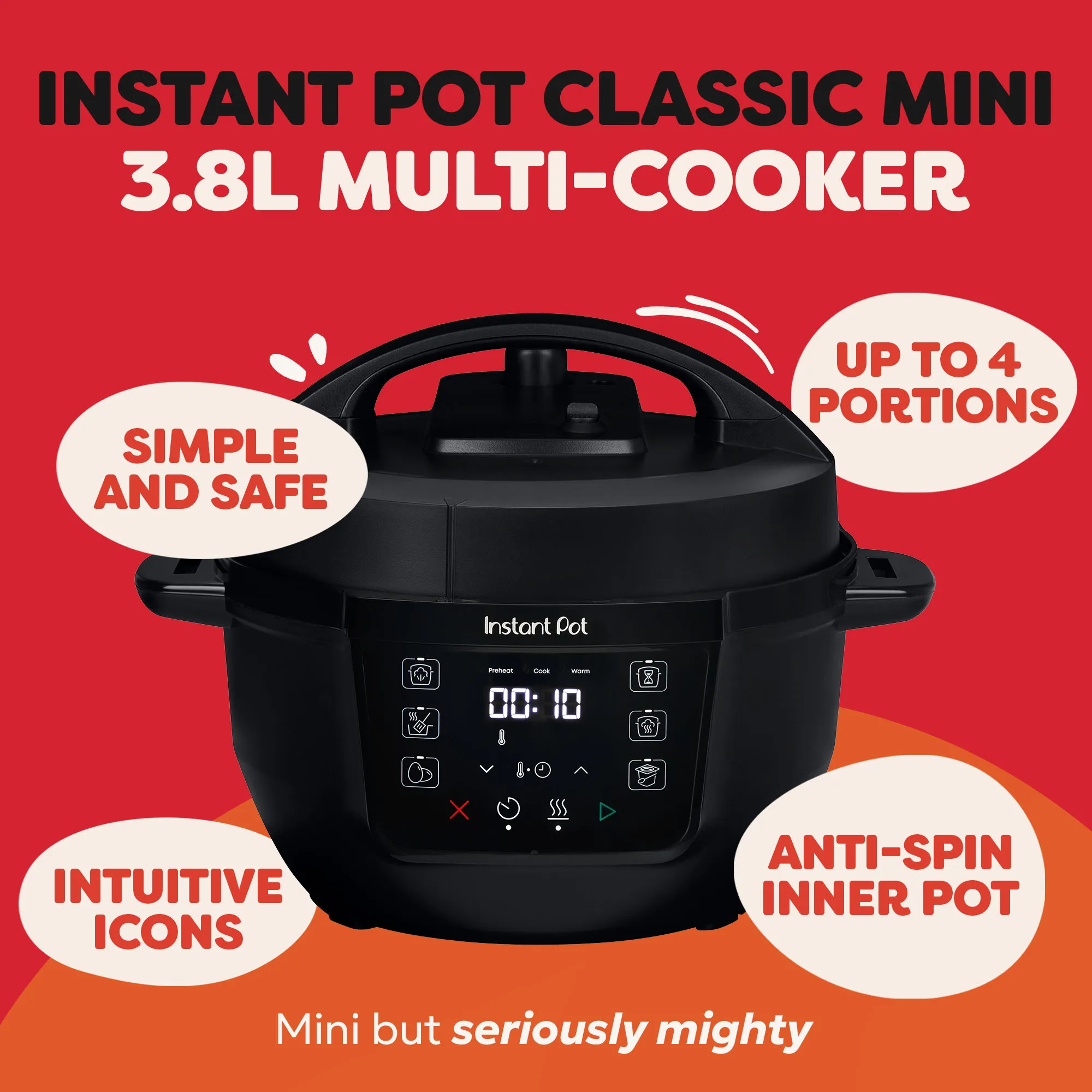 Multi-Cooker InstantPot Classic Mini 3,8 L 4 Multi-Cooker InstantPot Classic Mini 3,8 L - Slika 2